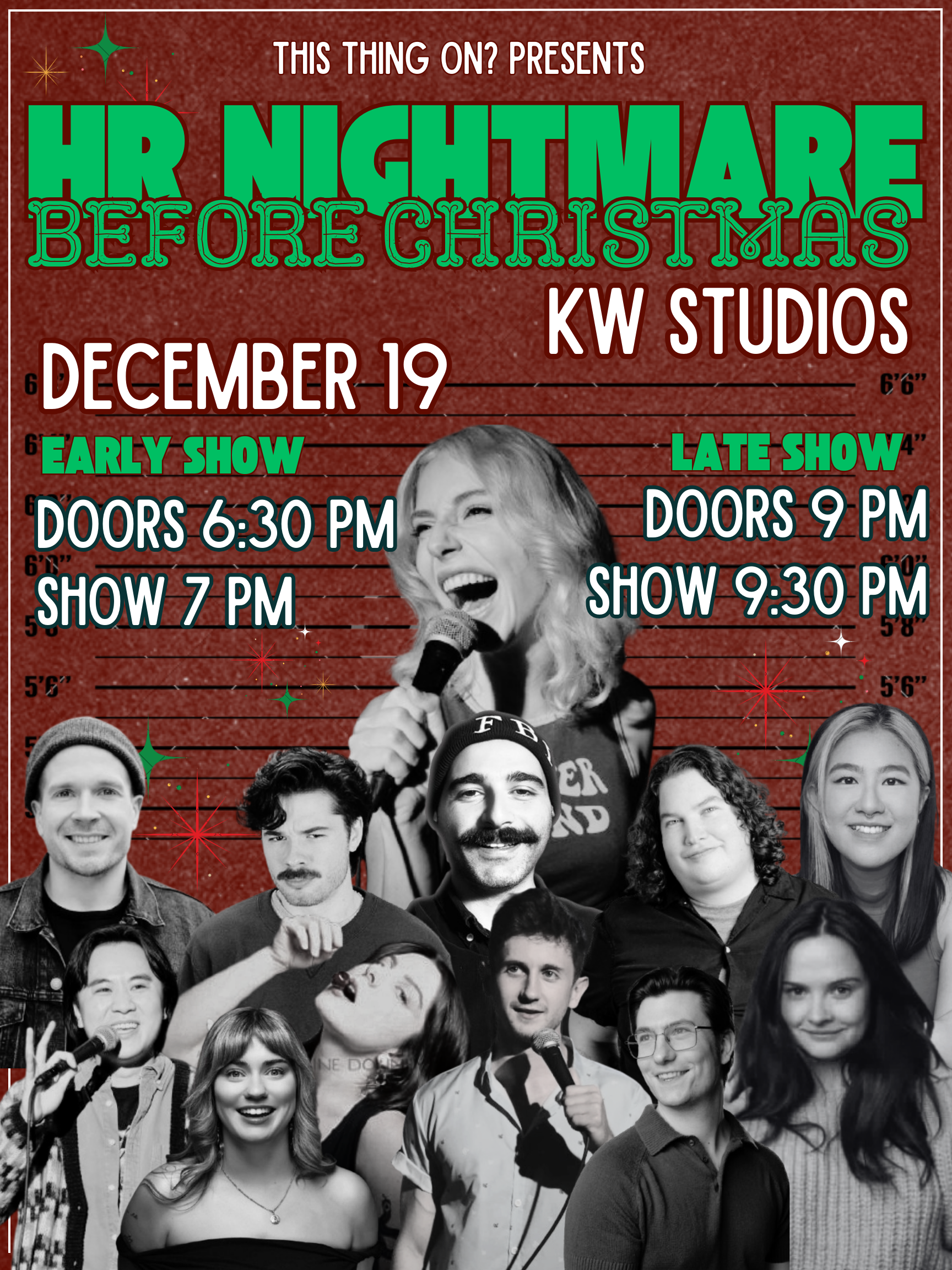 DOORS 630 PM SHOW 7 PM – 17
